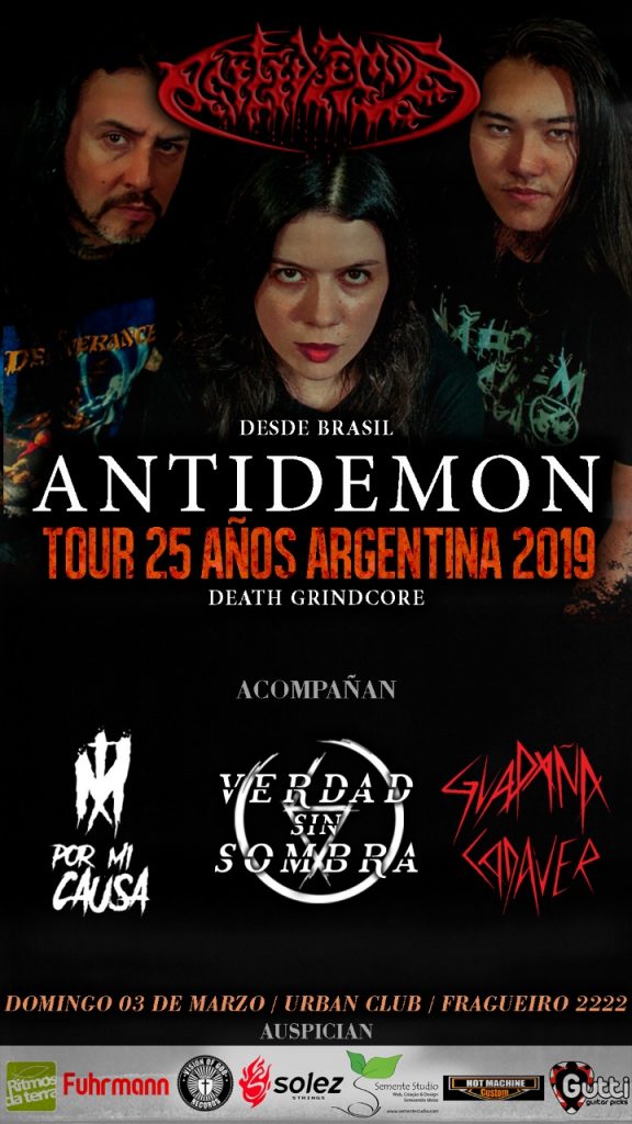 Antidemon en 03/03/2019 en Urban Club, Córdoba, Argentina