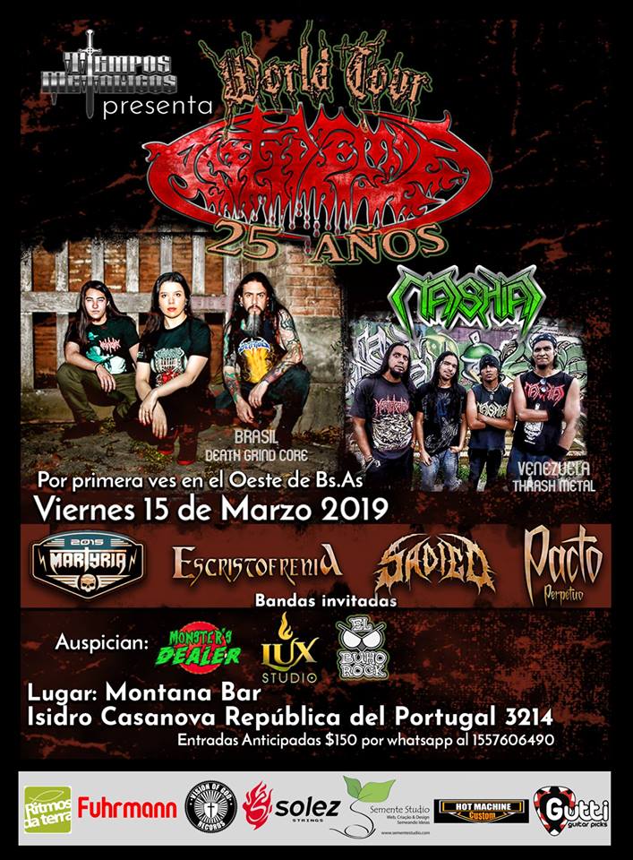 Antidemon en Montana Bar en 15/03/2019 en Argentina