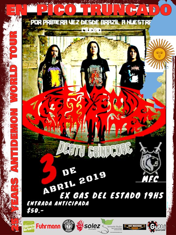 Antidemon en Pico Truncado en 03/04/2019 en Argentina